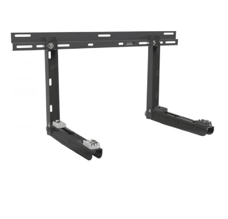 Vægbeslag inkl.dæmpere (Antracit/sort)